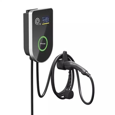 32A Level 2 Commercial EV Charging Station Public EV Charger Level 2 with OCPP 1.6 Wifi 4G Optional EV Charger Station