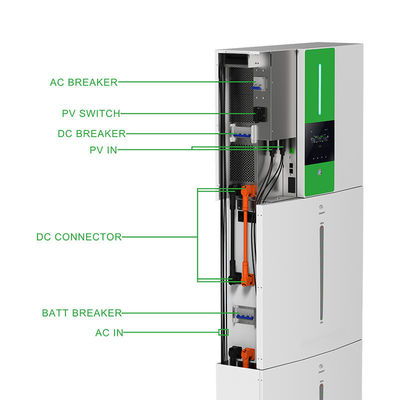 Energy High Efficiency All In One 6Kw Solar Inverter Li-ion 48V 20Kwh Lithium Ion Battery 10Kwh Lifepo4 Battery