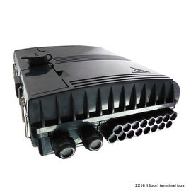 HDX-09B 16 Core Fiber Optic Termination Box 2X16 Core FTTX Fiber Optic Box Splitter Box