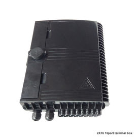 HDX-09B 16 Core Fiber Optic Termination Box 2X16 Core FTTX Fiber Optic Box Splitter Box