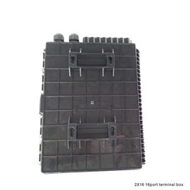 HDX-09B 16 Core Fiber Optic Termination Box 2X16 Core FTTX Fiber Optic Box Splitter Box