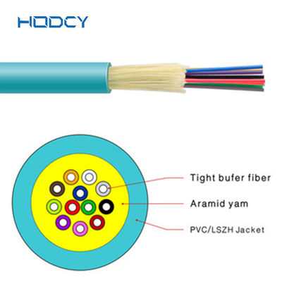 GJFJV OM2 OM3 OM4 Multimode Distribution Tight Buffer Indoor Optical Cable
