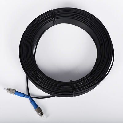 GJYXFCH-1B6-SM SC/UPC 100M 1 core 2mm*5mm FRP Steel wire Indoor Outdoor Fiber Optic Cable G657A LSZH Ftth Drop Cable
