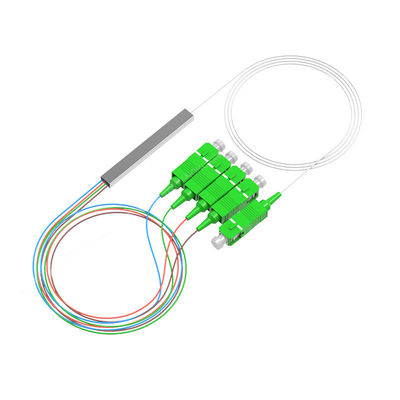 PSM 1X4-PLC SC/APC G.657A GPON EPON FTTH PLC splitter 900um steel tube fiber optic splitter