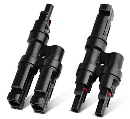 TUV certified waterproof solar pv connector solar connector T type 2 to 1