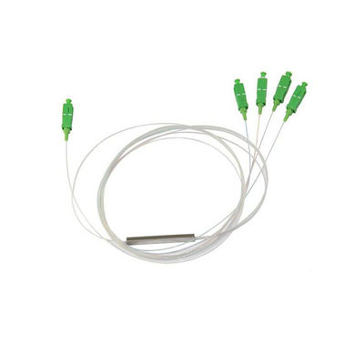 PSM 1X4-PLC SC/APC G.657A GPON EPON FTTH PLC splitter 900um steel tube fiber optic splitter