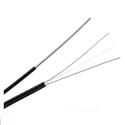 GJYXFCH-1B6-SM 1000M 1 core 2mm*5mm FRP Steel wire Indoor Outdoor FTTH Optical Fiber Drop Cable with Messenger