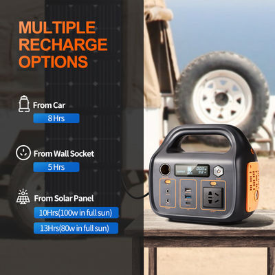 Outdoor Rechargeable Lithium Battery Ac Pure Sine Wave Solar Power Bank Generator 1500W Portable Power Station