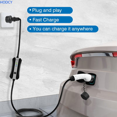 TUV EV Charging Point Portable Electric Vehicle Charger With 3 Pin CEE Plug