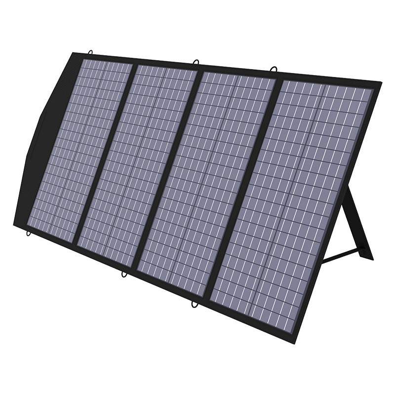 200W Portable Solar Panel Charger MonoFoldable Solar Panel Kit,Output Solar Power Battery for Solar Generator Outdoor